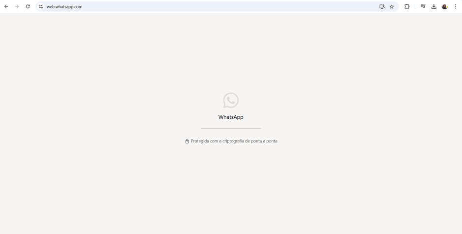 WhatsApp fora do ar