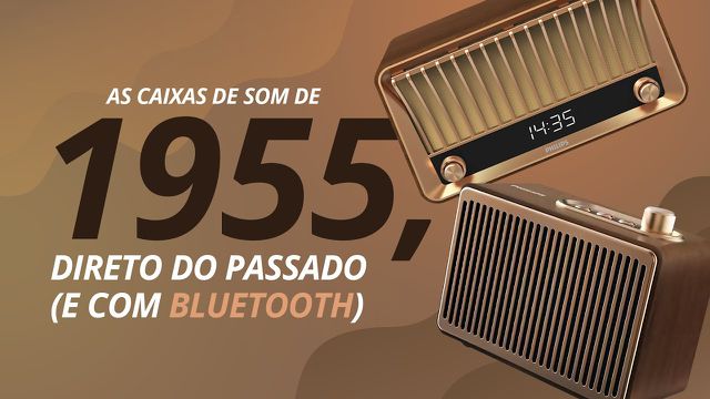 As CAIXAS DE SOM de 1955, DIRETO DO PASSADO (e com Bluetooth)