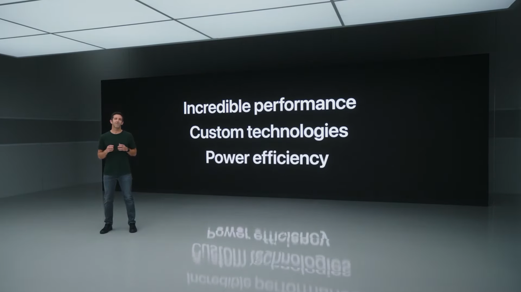 Processadores devem manter alta performance, novidades exclusivas e grande eficiência energética (Imagem: Reprodução/Apple)