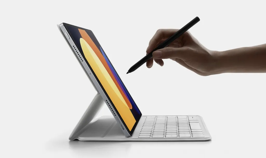 Tablet pode ser utilizado com caneta stylus e teclado (Imagem: Divulgação/Xiaomi)