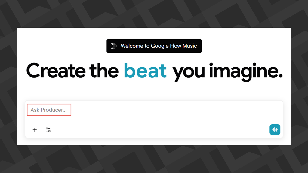Passos para usar o Google Flow Music