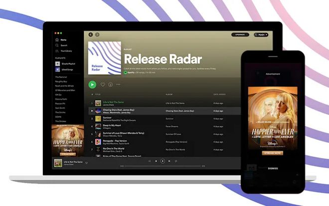 Spotify terá propagandas no Radar de Novidades (Imagem: Reprodução/Spotify)