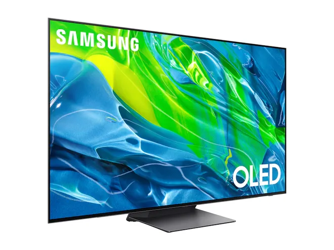 A S95B é a primeira TV da Samsung equipada com painel QD-OLED (Imagem: Reprodução/Samsung)
