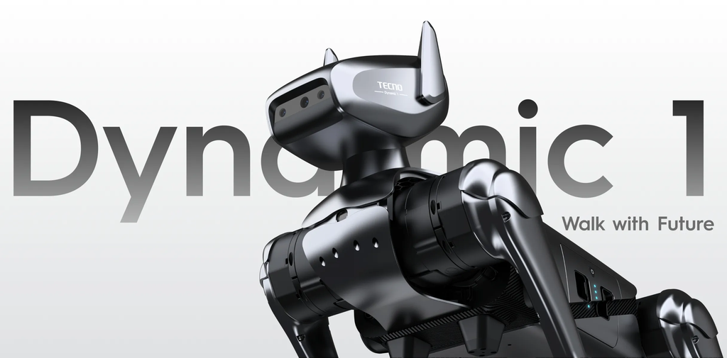 Cão-robô anunciado pela Tecno no MWC 2024 (Imagem: Divulgação/Tecno)