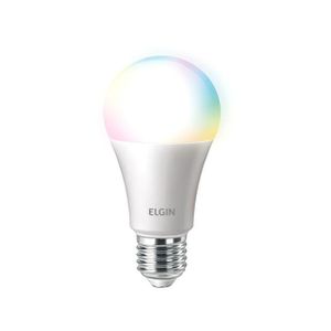 Lâmpada Smart Wi-Fi Elgin Smart Color Bulbo LED - 10W
