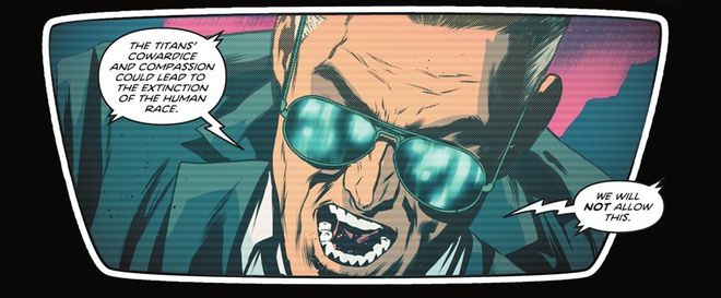Sargento Steel pega pesado, mas fala umas verdades sobre os Titãs (Imagem: Reprodução/DC Comics)