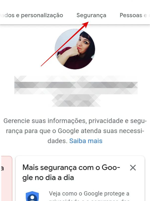 Acesse sua conta Gmail para gerenciar os dispositivos logados (Imagem: Guadalupe Carniel/Captura de tela)