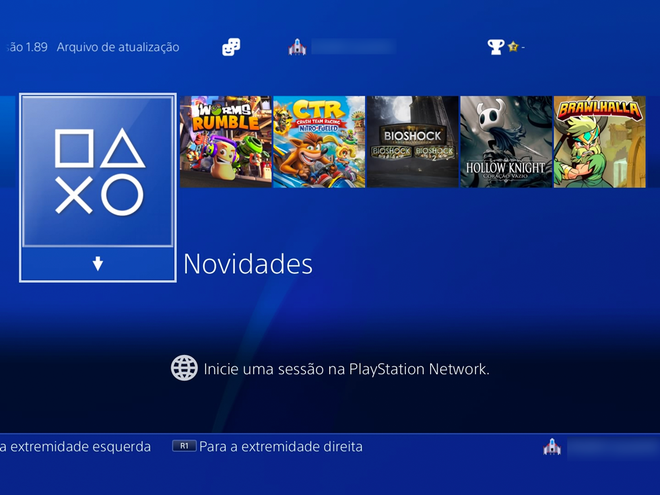 Crie sua conta na PlayStation Network (Imagem: André Magalhães/Captura de tela)