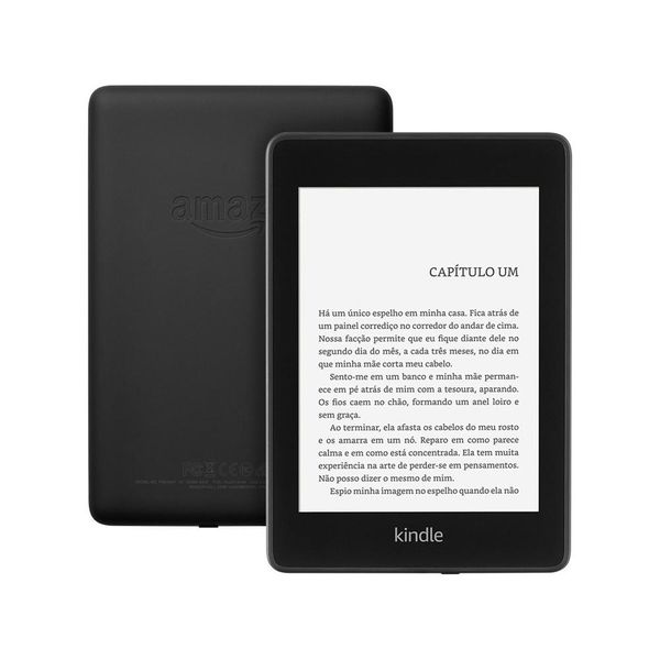 Novo Kindle Paperwhite Amazon à Prova de Água - Tela 6” 8GB Wi-Luz Embutida Preto [À VISTA]