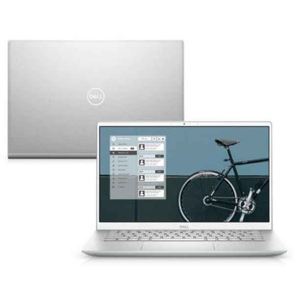 Notebook Ultrafino Dell Inspiron i5402-U10S 14" Full HD 11ª Geração Intel Core i5 8GB 256GB SSD Linux Prata