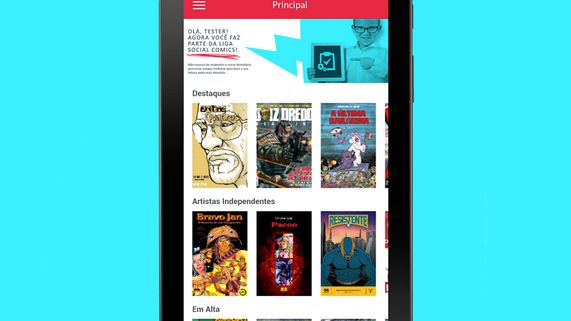 Aplicativo Social Comics oferece serviço de streaming de HQs e quadrinhos