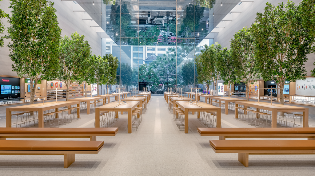 Apple Store The Grove é reinaugurada em Los Angeles, Estados Unidos (Imagem: Reprodução/Apple)