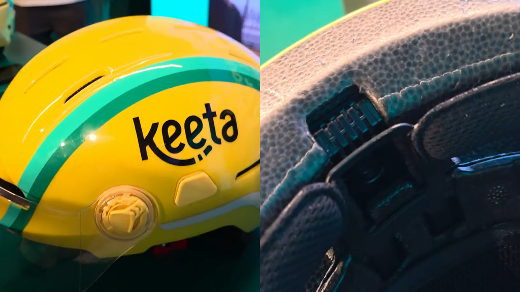 capacete keeta