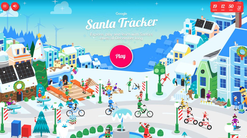 Google traz de volta o jogo Vila do Papai Noel em comemoração ao Natal