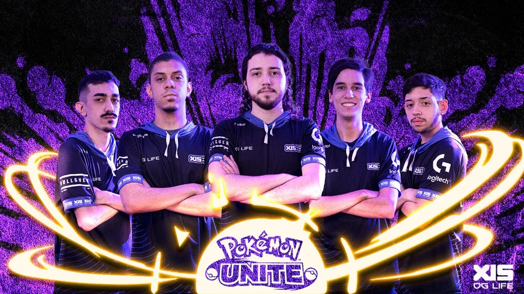 Equipe brasileira de Pokémon UNITE está confiante para o primeiro mundial do jogo. (Imagem: Divulgação/Xis OG Life)