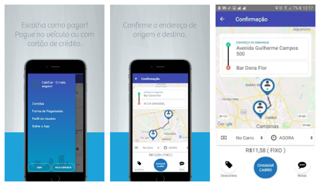 Brasil tem uma dezena de apps regionais similares a Uber e Cabify; conheça-os