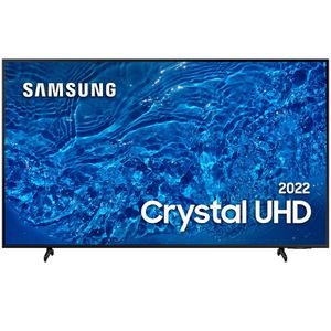 Smart TV Samsung 55" Crystal UHD 4K 55BU8000 2022 Dynamic Crystal Color Design Air Slim [CASHBACK + CUPOM]