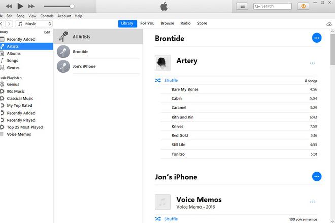 iTunes mais moderno/ Imagem: The Verge