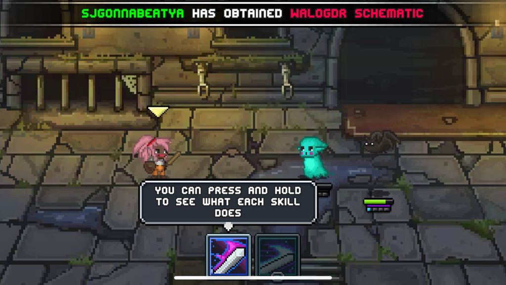 captura de tela jogo bit heroes saga