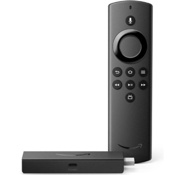 Streaming Amazon Fire TV Stick Lite com Controle Remoto Lite por Voz com Alexa B07ZZW745X - Preto