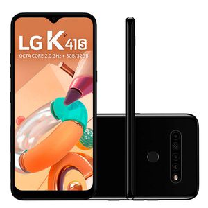 Smartphone LG K41S, 32GB, 13MP, Tela 6.55´, Preto - LMK410BMW.ABRABK