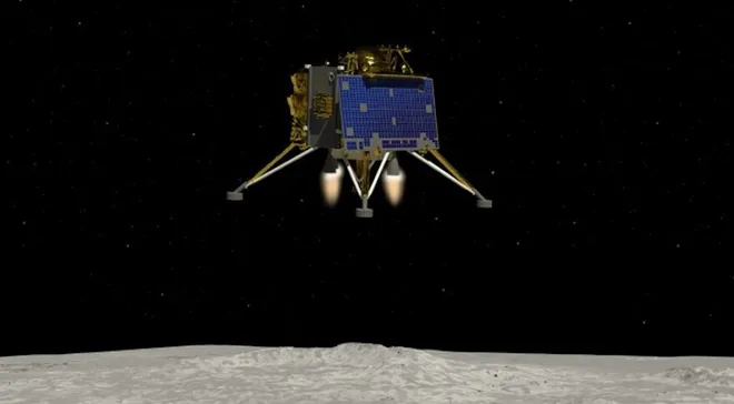 A missão Chandrayaan-3 deverá levar um lander e um rover à Lua (Imagem: Reprodução/Indian Space Research Organisation)