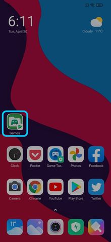 Google Play Games pasta automática widget