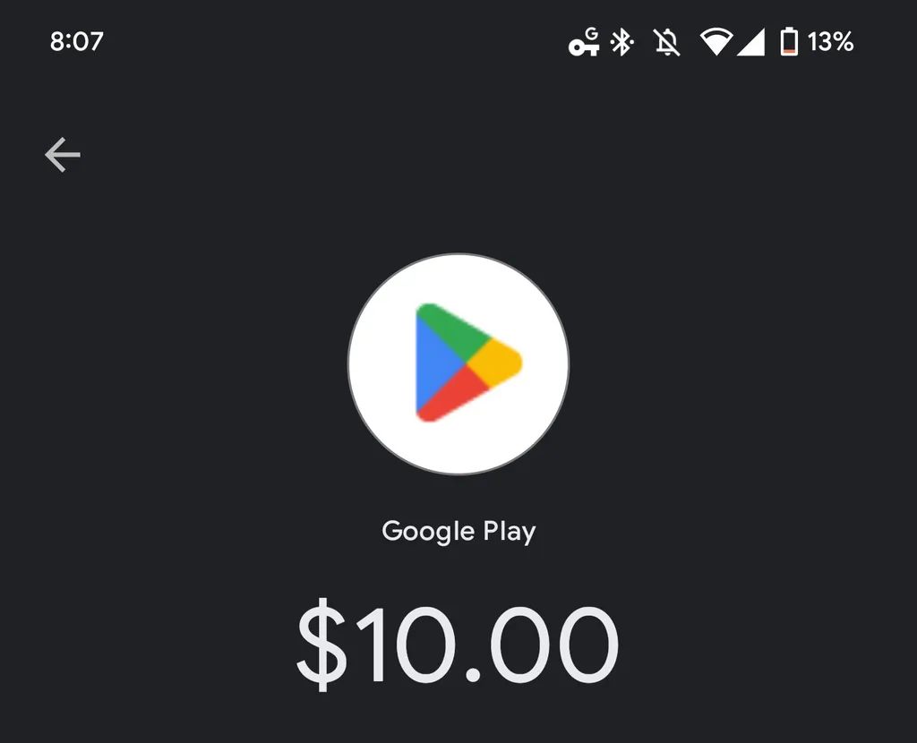 Novo ícone do Google Play só aparece no Google Pay por enquanto (Imagem: Reprodução/9to5Google)
