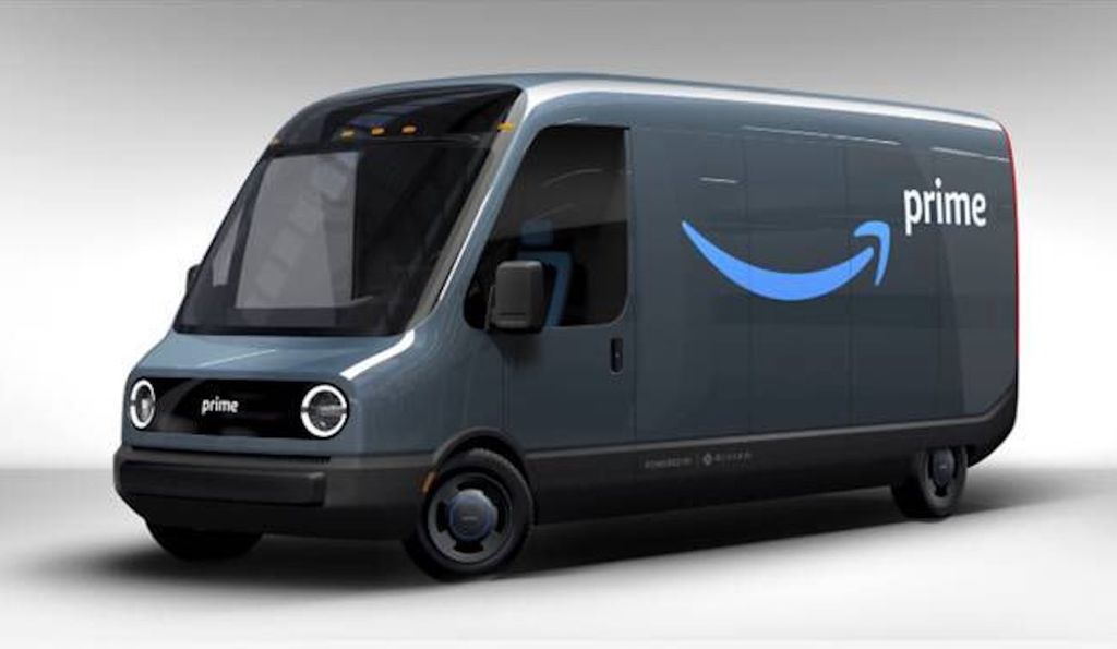 Protótipo de van elétrica da Amazon. 100 mil foram encomendadas/ Imagem: Amazon
