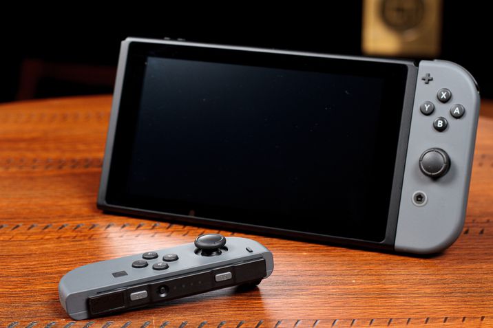 Switch controle e tela