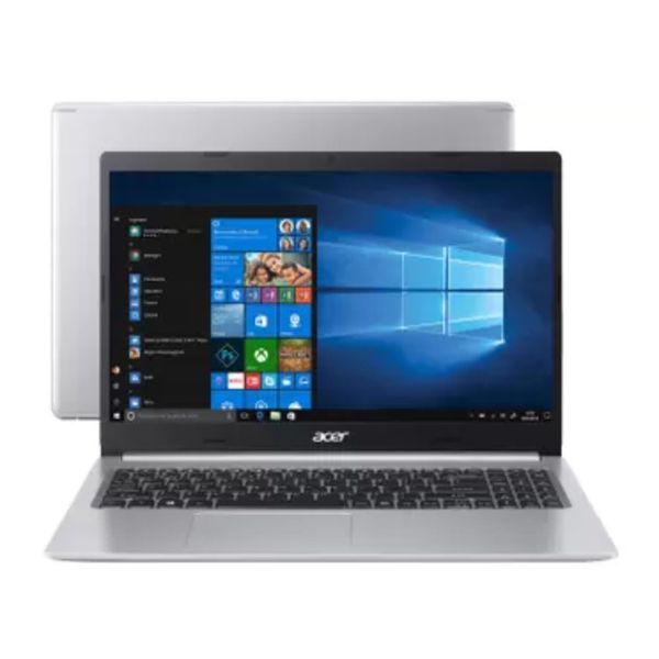 Notebook Acer Aspire 5 A515-54-587L Intel Core i5 - Quad-Core 8GB 256GB SSD 15,6” Windows 10