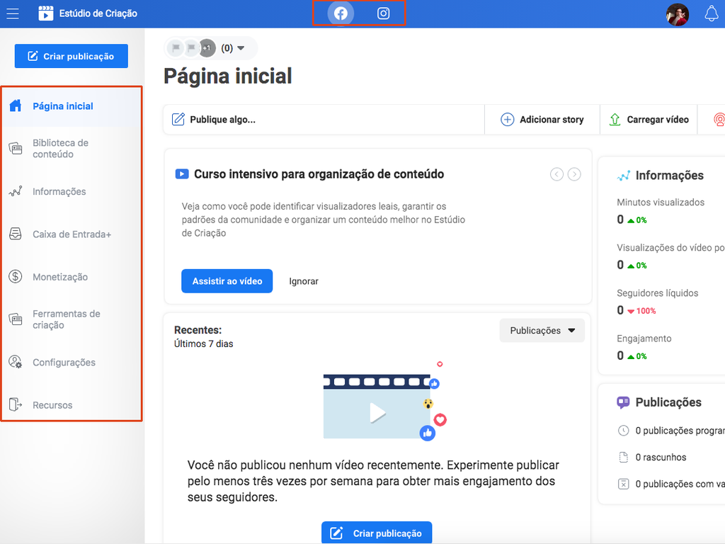 Estúdio de Criação (Facebook e Instagram): o que é e como usar