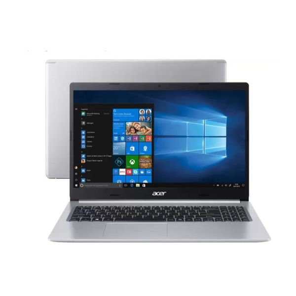 Notebook Acer A515-54G-71WN Intel Core i7 8GB - 512GB SSD 15,6” LED Placa de Vídeo 2GB Windows 10 [CUPOM EXCLUSIVO]