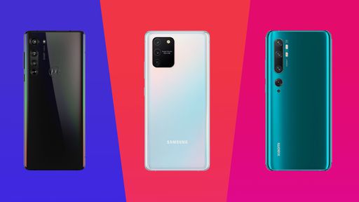 Motorola Edge vs. Galaxy S10 Lite vs. Mi Note 10: quais as diferenças?