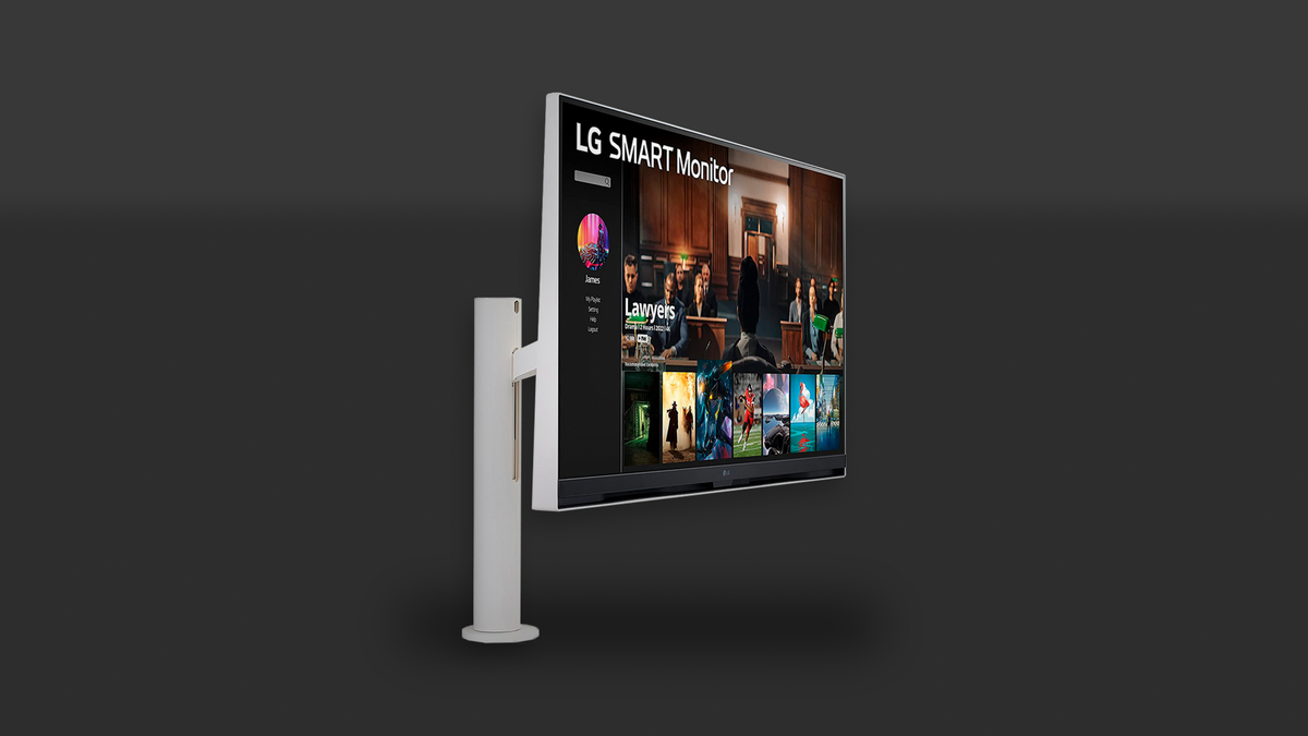 LG lança seu primeiro monitor inteligente com webOS e tela 4K