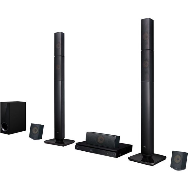 Home Theater LG LHB645N Bluetooth 1000W com 5.1 Canais Full HD com Blu-Ray 3D Sound Sync Wireless [CUPOM]