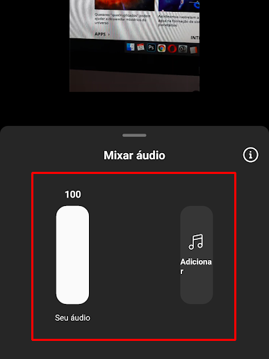 Controle o volume do vídeo (Imagem: André Magalhães/Captura de tela)