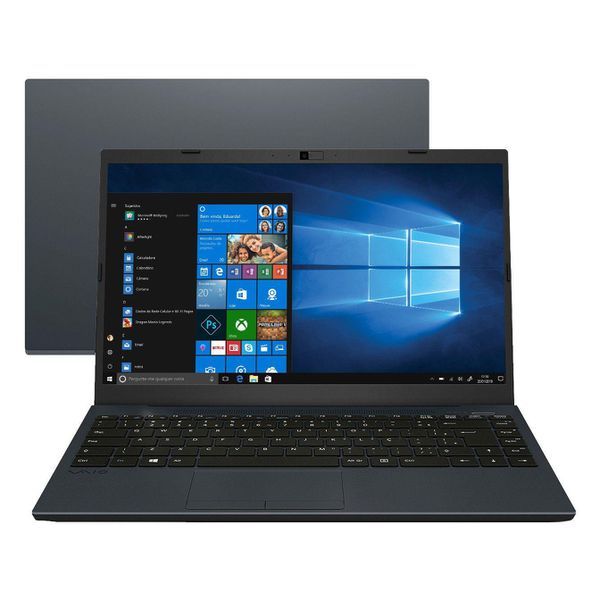 [APP + CLIENTE OURO] Notebook Vaio FE14 VJFE43F11X-B0111H Intel Core i3 - 4GB 256GB SSD 14” Full HD Windows 10