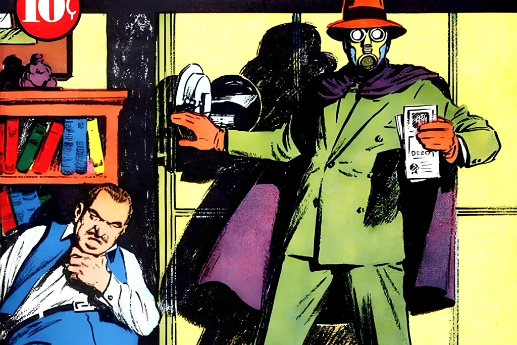 O Sandman Wesley Dodds da Era de Ouro dos Quadrinhos (Imagem: Reprodução/DC Comics)