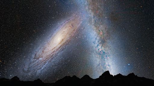 Mapa do universo local revela novos filamentos ligando Andrômeda à Via Láctea