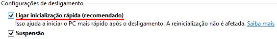 Finalmente, ative o recurso de inicialização rápida do Windows 8 Finalmente, ative o recurso de inicialização rápida do Windows 8