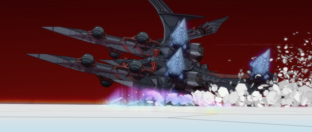 Todo o segundo ato é centrado em uma batalha de naves sem propósito (Imagem: Divulgação/Prime Video)