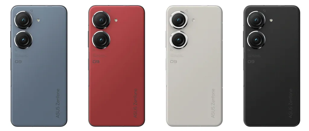 Zenfone 9 será vendido em quatro cores (Imagem: Elkjøp)