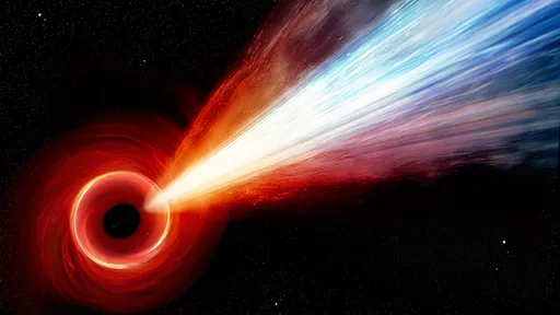 Jato gigantesco de quasar no início do universo mede 160 mil anos-luz