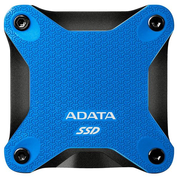SSD Externo Adata SD600Q, 240GB, USB 3.2, Azul - ASD600Q-240GU31-CBL [BOLETO OU PIX]