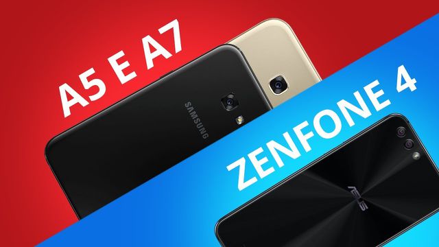 Zenfone 4 vs Galaxy A5 E A7 [Comparativo]