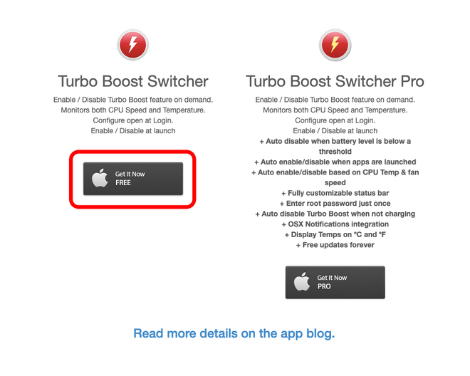 Baixe a versão gratuita do Turbo Booster Switcher. Captura de tela: Lucas Wetten (Canaltech)