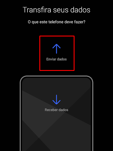 Selecione a opção de envio (Imagem: André Magalhães/Captura de tela)