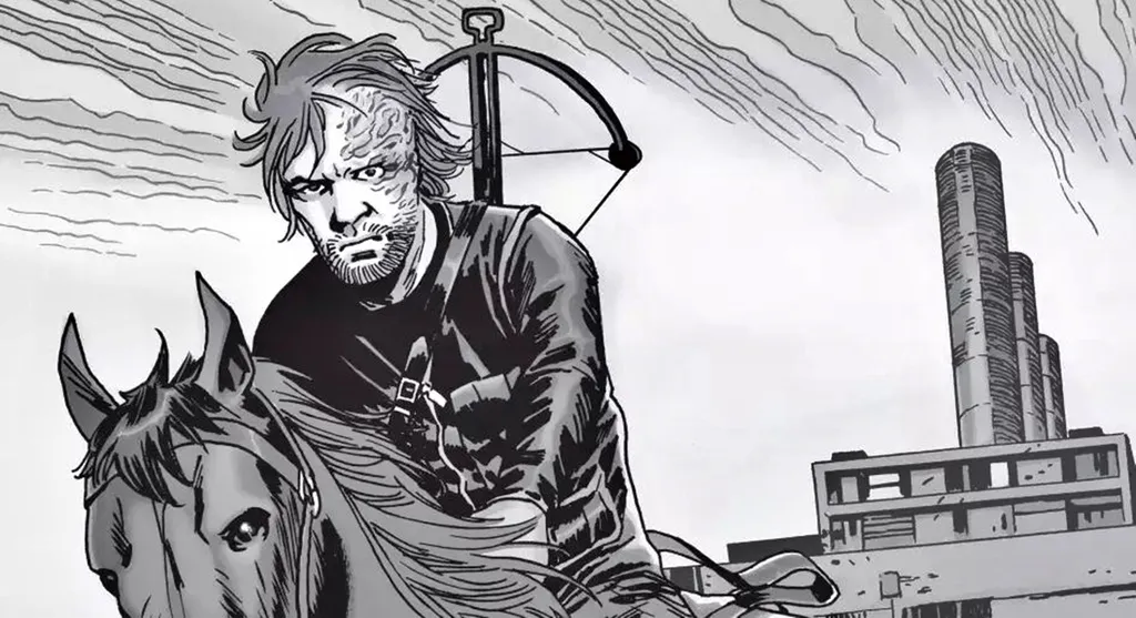 Dwight, quando foi introduzido nas HQs de The Walking Dead, seria uma homenagem a Daryl (Imagem: Reprodução/Image Comics)