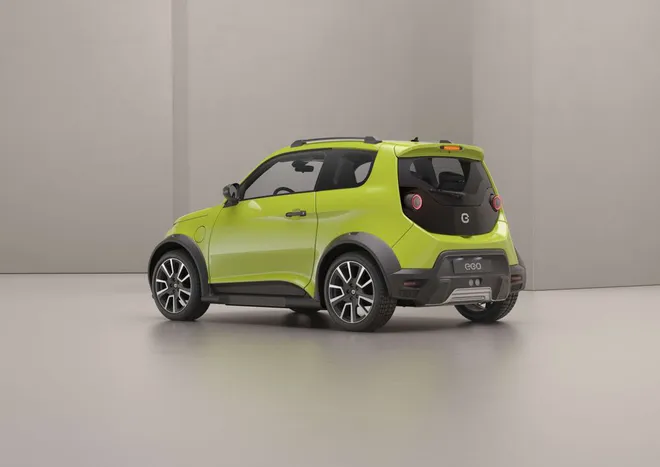 O e.Wave X é menor do que um Renault Kwid (Imagem: Divulgação/e.Go Mobile)